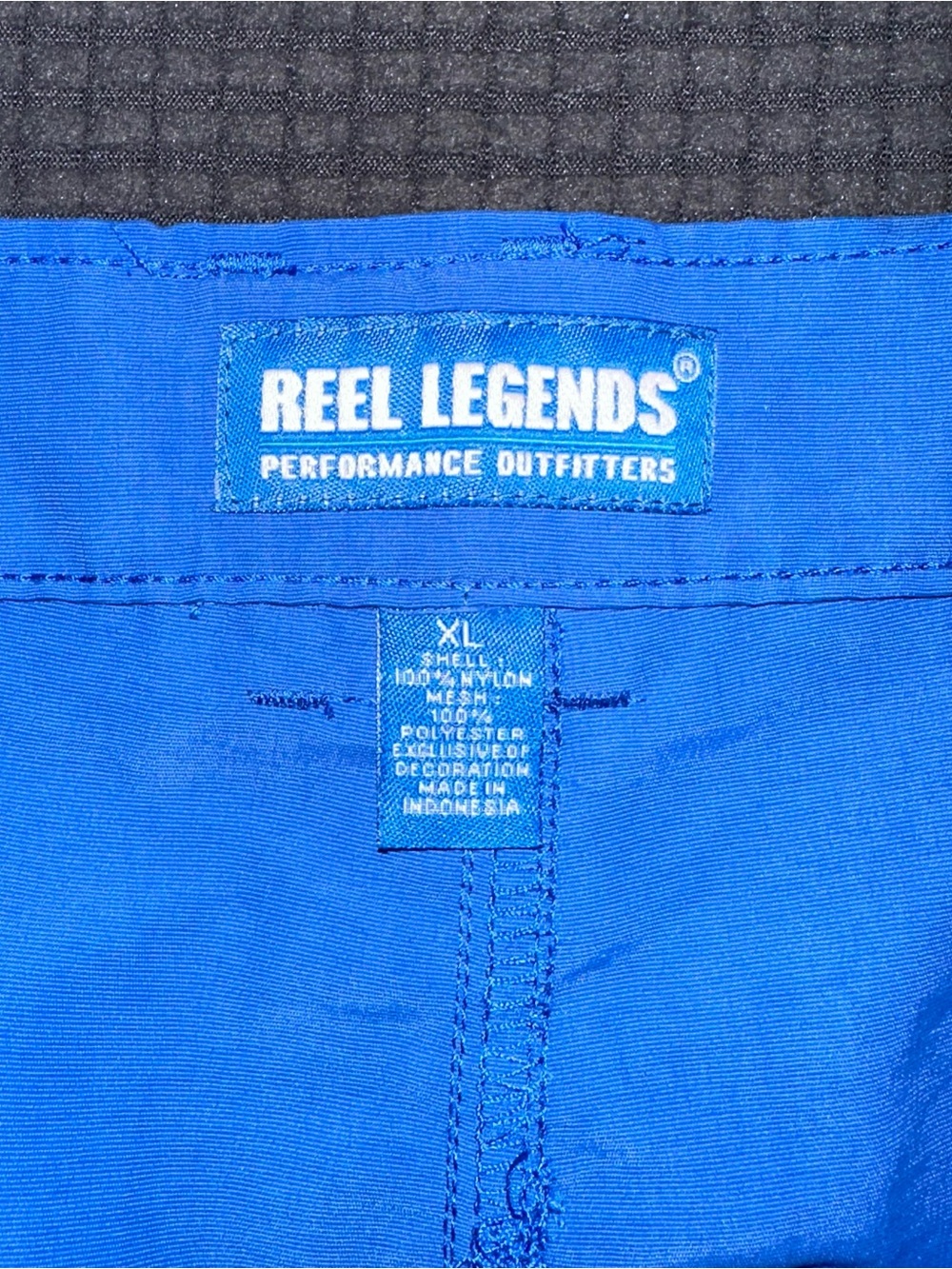 Reel Legends Blue Fishing Shorts Mens XL Cargo Hybrid Beach Shorts - Picture 3 of 8
